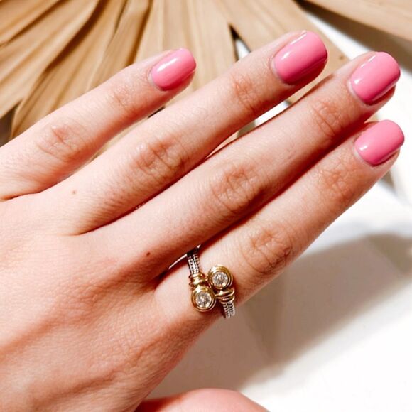 Diamond decor ring A184 - Picture 2 of 3